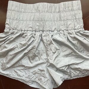 FREE PEOPLE MOVEMENT Women's Gray High-Waisted Shorts